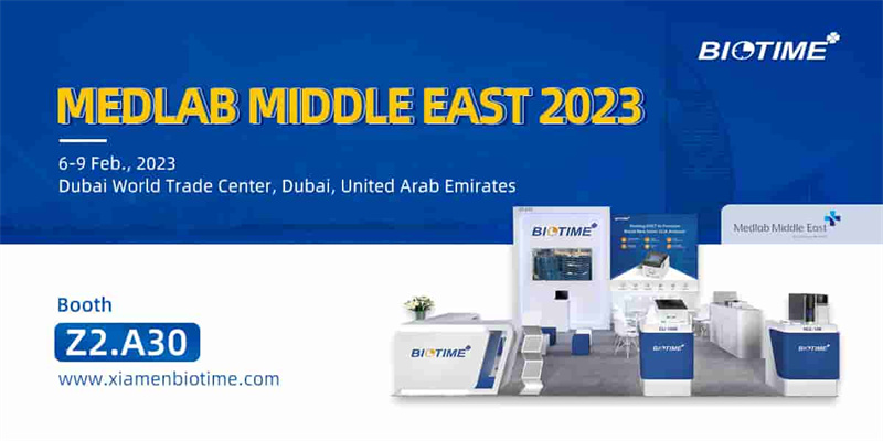 Biotime на выставке Medlab Middle East 2023 в Дубае